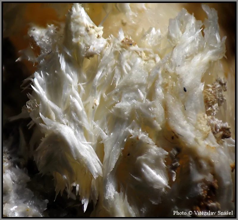 Mineral photo of Halotrichite from locality Dubník, Slovakia
