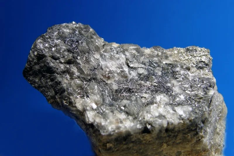 Mineral photo of Boulangerite from locality Příbram, Czech Republic