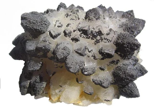 Pyrite, Quartz