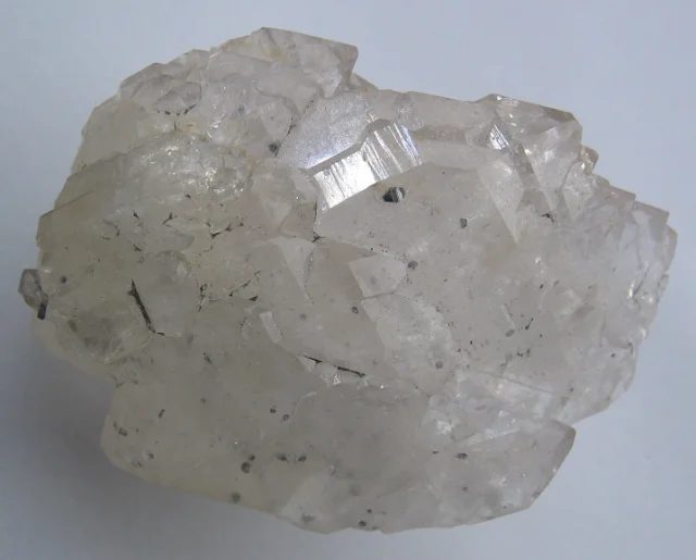 Mineral photo of Anatase, Quartz (var. rock crystal) from locality Lapcha, Russia