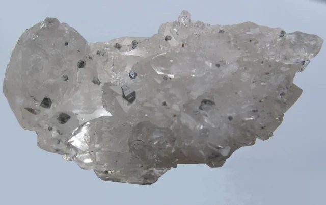 Anatase, Quartz (var. rock crystal)
