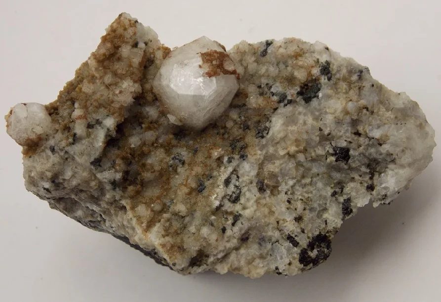 Mineral photo of Analcime from locality Markovice, Czech Republic