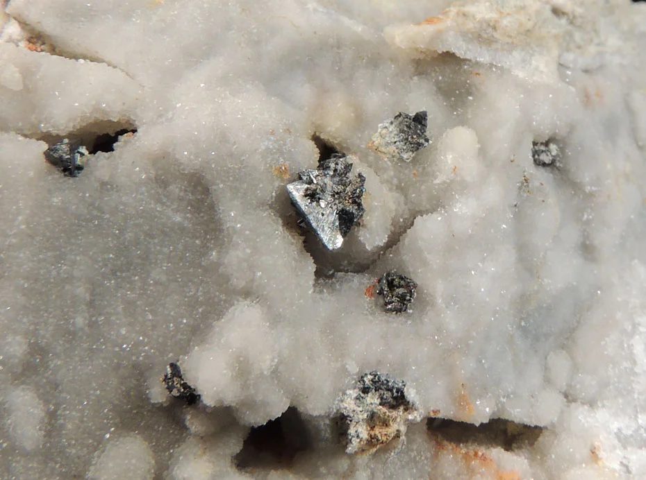 Mineral photo of Tetrahedrite from locality Dolní Kramolín, revír Michalovy Hory, Czech Republic