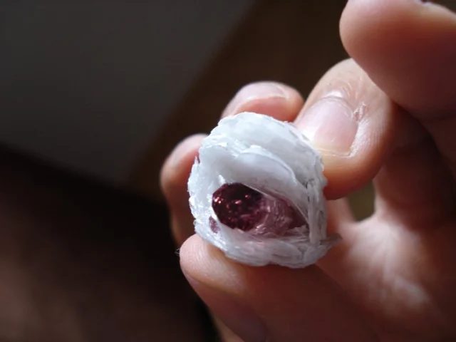 Mineral photo of Elbaite (var. rubellite) from locality Malkhan, Russia