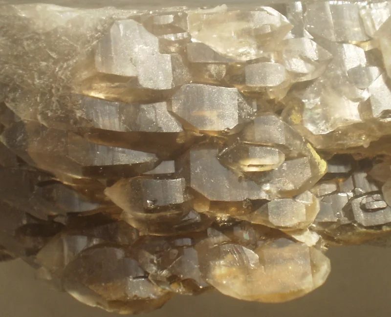 Mineral photo of Quartz (var. smoky) from locality Strážek, Czech Republic
