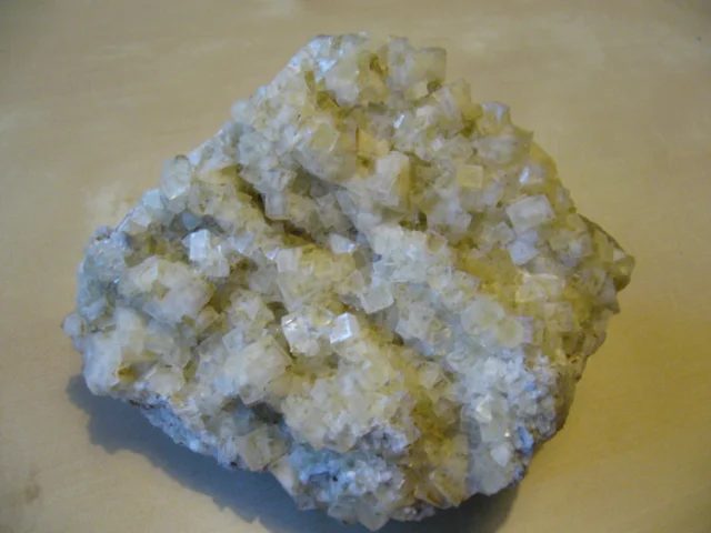 Mineral photo of Fluorite from locality Moldava, Czech Republic