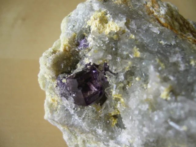 Mineral photo of Fluorite from locality Krupka, Czech Republic