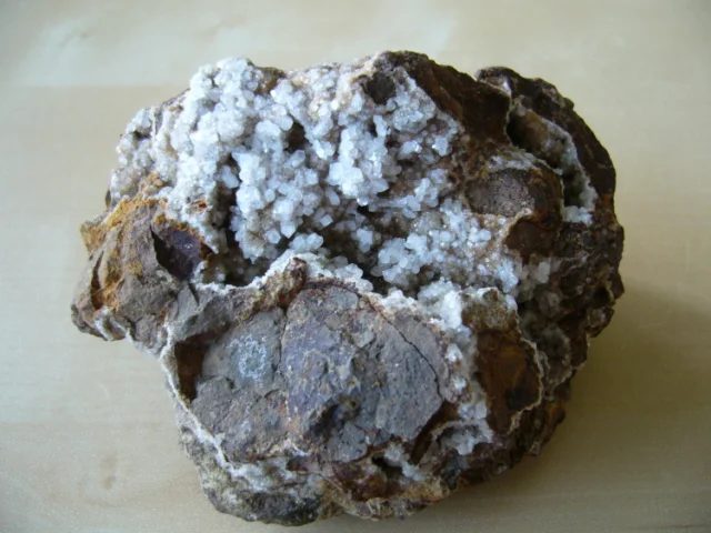 Mineral photo of Phillipsite from locality Lysá hora, Bělá pod Bezdězem, Czech Republic