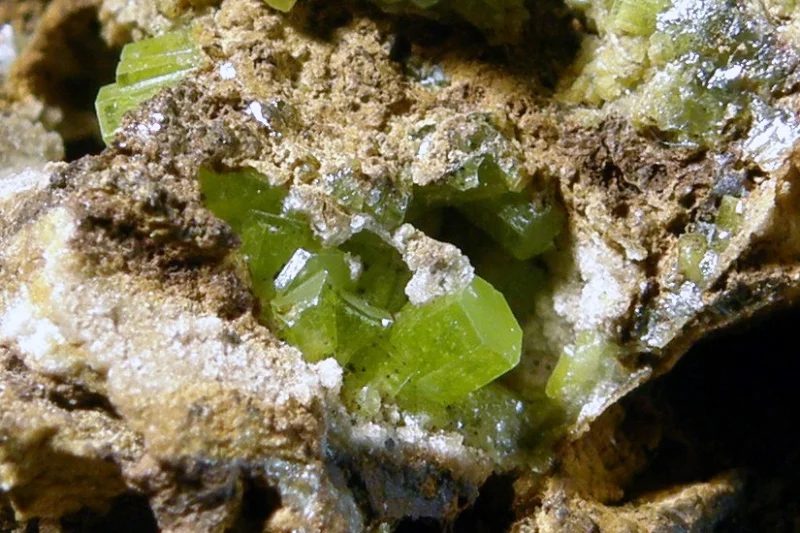 Mineral photo of Pyromorphite from locality Příbram, Czech Republic