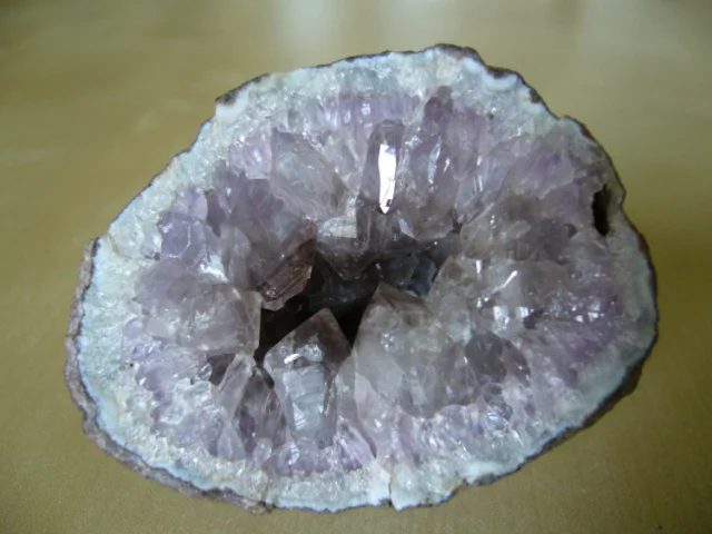 Mineral photo of Quartz (var. amethyst) from locality Doubravice, Czech Republic