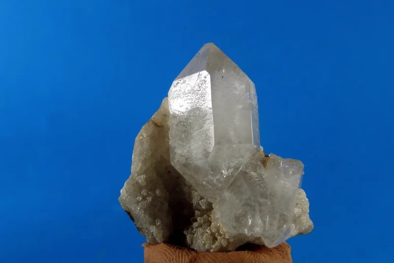 Mineral photo of Quartz (var. rock crystal) from locality Příbram, Czech Republic