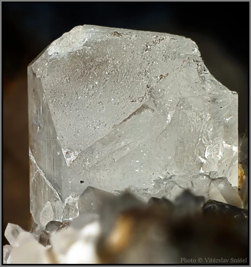Mineral photo of Topaz from locality Krupka, Czech Republic