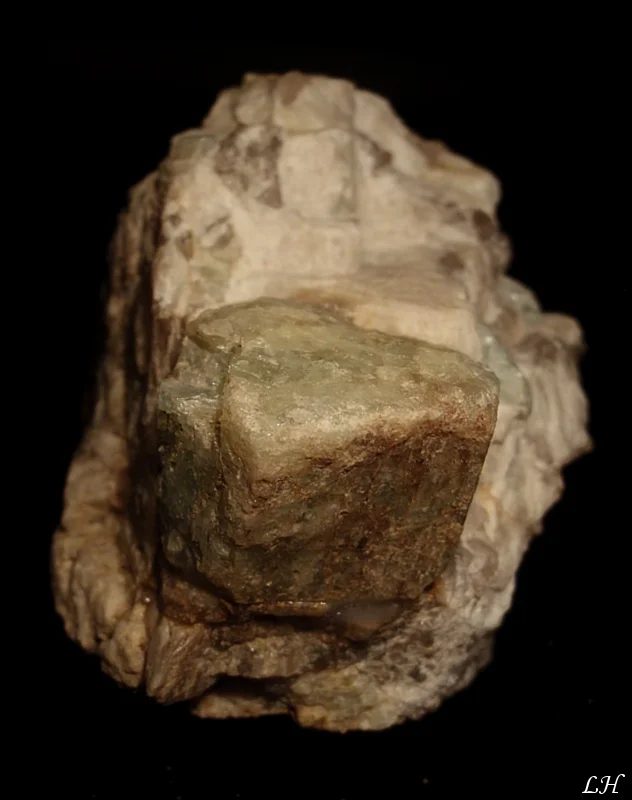 Mineral photo of Beryl from locality Maršíkov, Střelecký důl, Czech Republic
