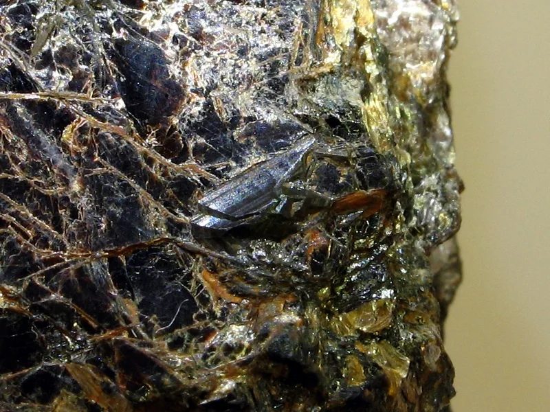 Mineral photo of Monazite-(Ce) from locality Dolní Bory, Czech Republic
