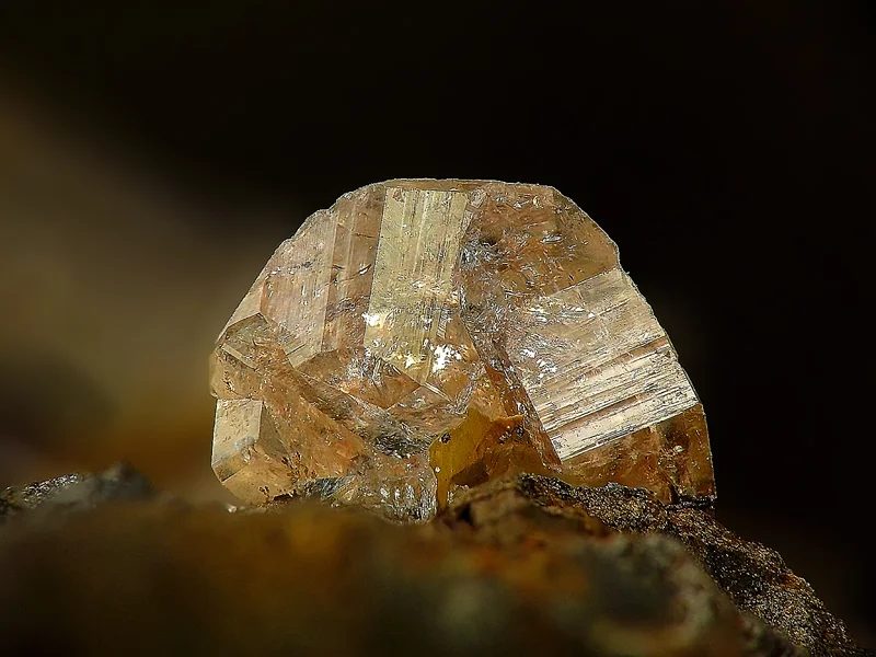 Mineral photo of Chabazite (var. phacolite) from locality Rytina soutěska, Sebuzín, Czech Republic
