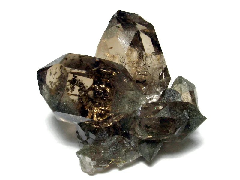 Mineral photo of Quartz (var. smoky) from locality Mt. Blanc Massif, France