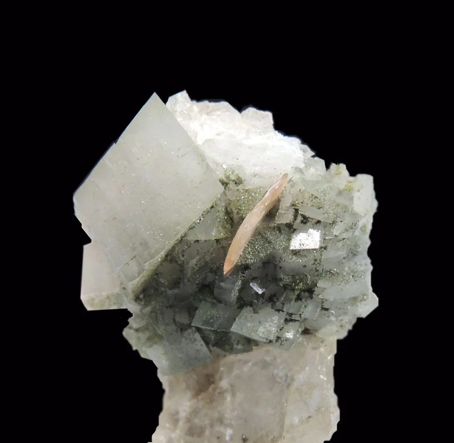 Orthoclase (var. adularia), Titanite