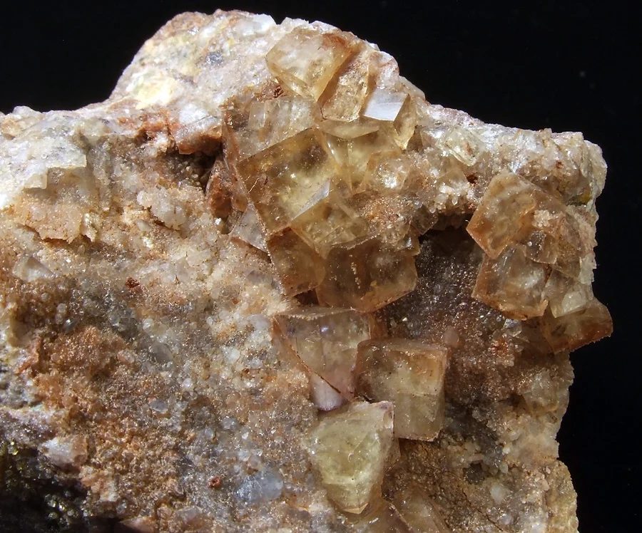 Mineral photo of Fluorite from locality Krupka, Czech Republic