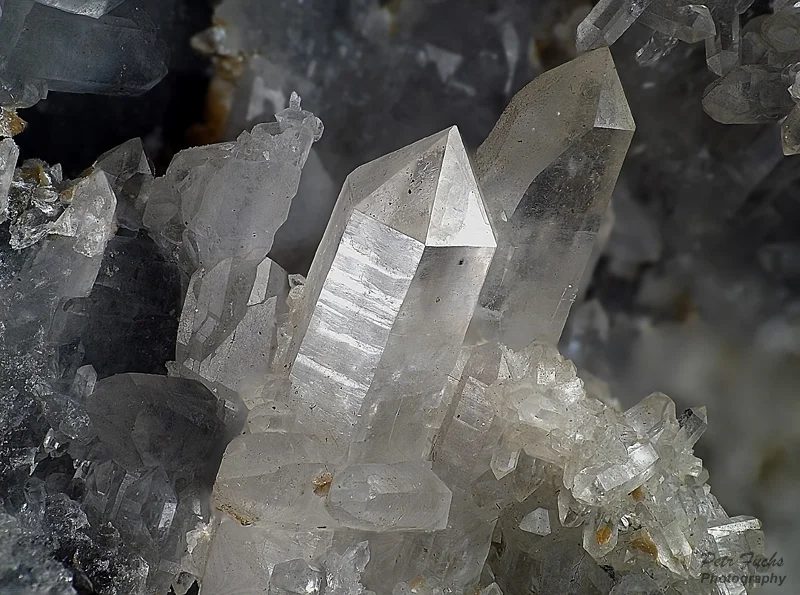 Mineral photo of Quartz from locality Krupka, Czech Republic