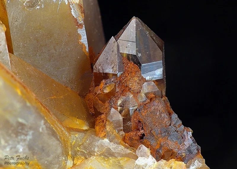 Mineral photo of Quartz (var. smoky) from locality Cínovec, Czech Republic