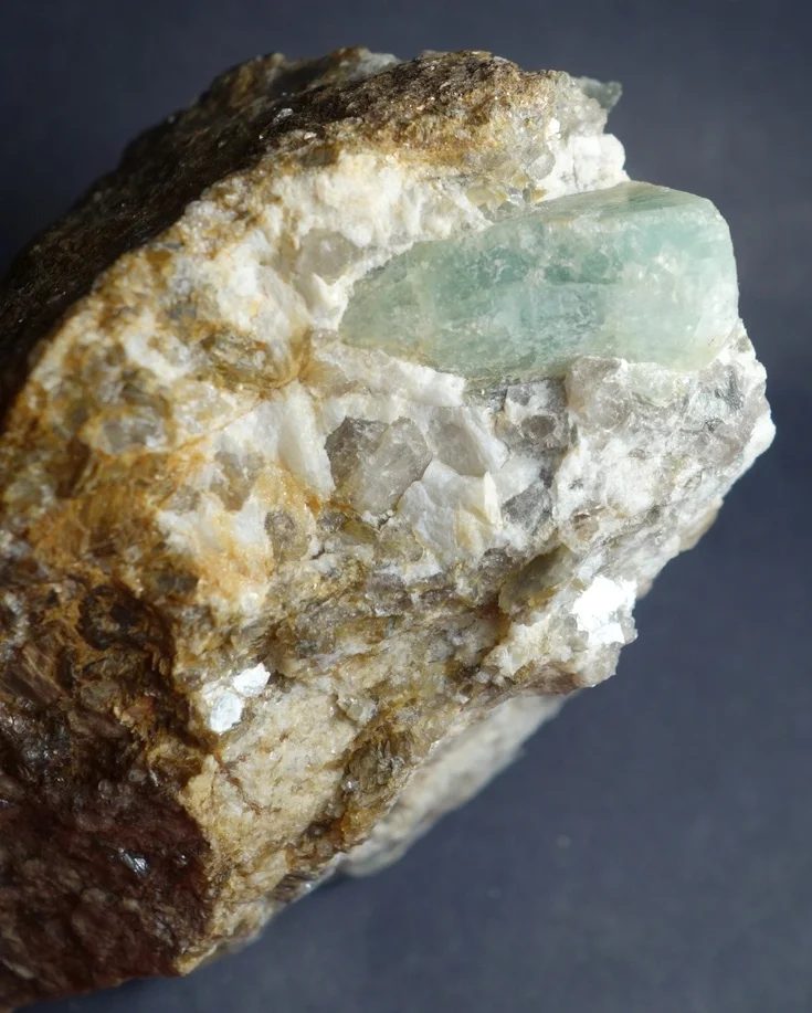 Beryl (var. aquamarine)