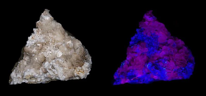 Analcime, Calcite