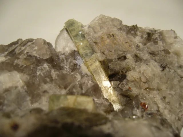 Mineral photo of Beryl (var. aquamarine) from locality Maršíkov, Střelecký důl, Czech Republic