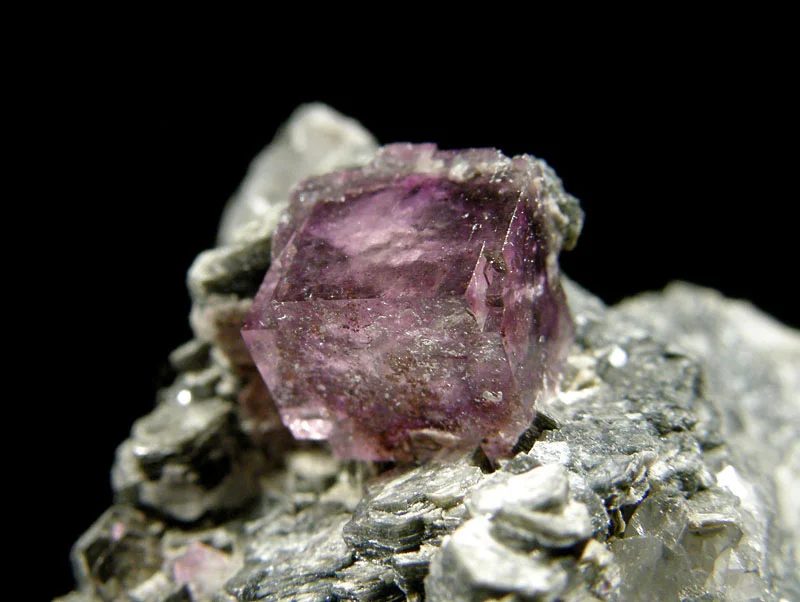 Mineral photo of Fluorite from locality Krupka, Czech Republic