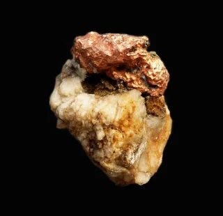 Mineral photo of Copper from locality Borovec, Czech Republic