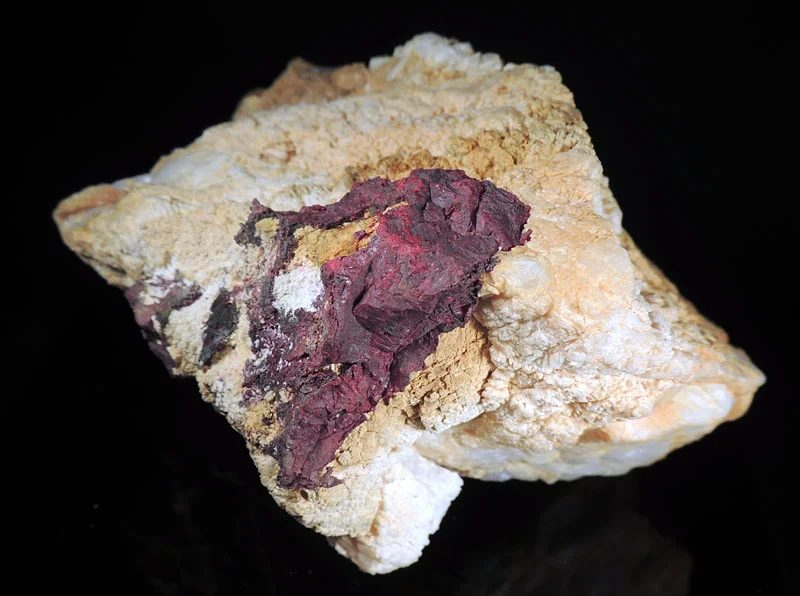 Mineral photo of Proustite from locality Jáchymov, Svornost, Czech Republic