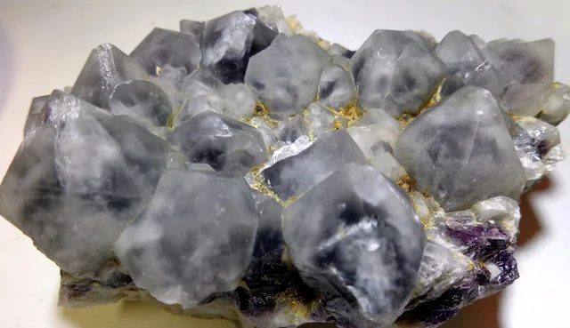 Mineral photo of Quartz (var. amethyst) from locality Hostákov, Czech Republic