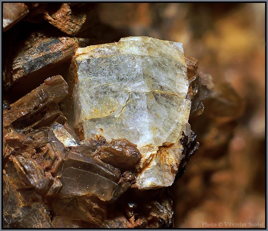 Mineral photo of Fluorapatite from locality Dolní Bory, Czech Republic