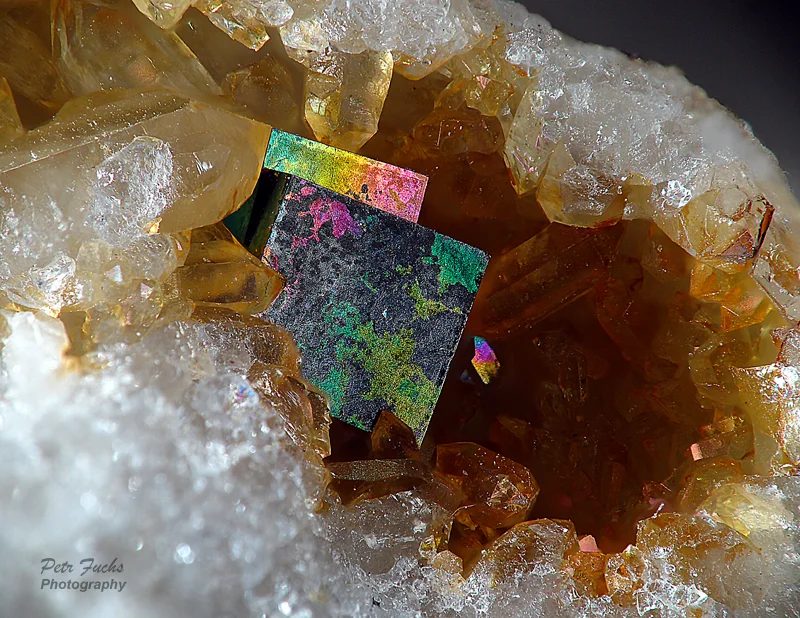 Mineral photo of Fluorite from locality Krupka, Czech Republic