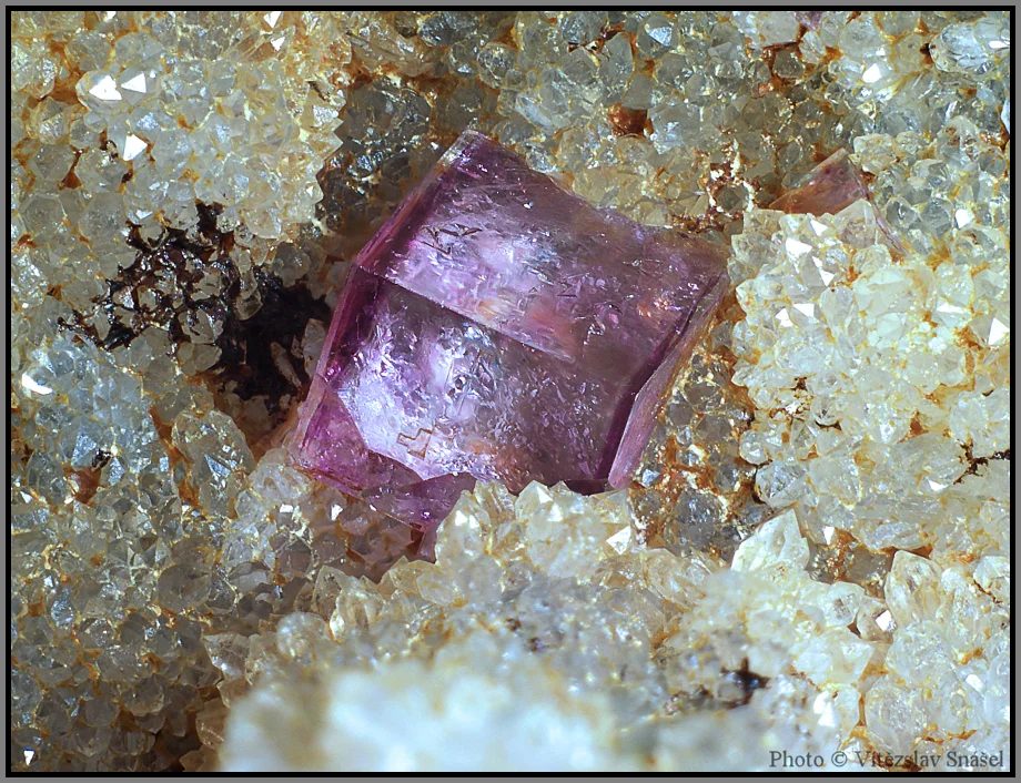 Mineral photo of Fluorite from locality Kožlí, Czech Republic