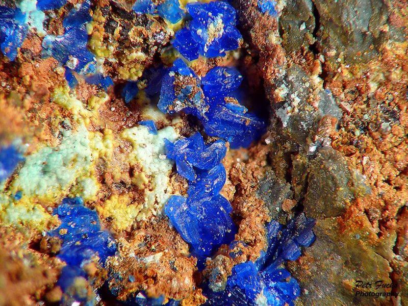 Mineral photo of Linarite from locality Krupka, Czech Republic