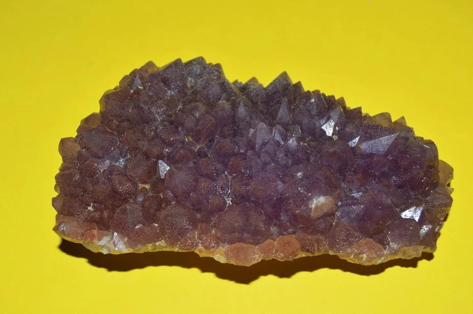 Mineral photo of Quartz (var. amethyst) from locality Horní Halže, Czech Republic