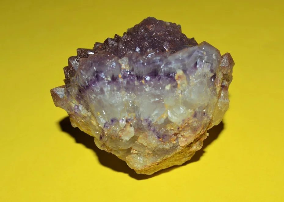 Mineral photo of Quartz (var. amethyst) from locality Horní Halže, Czech Republic