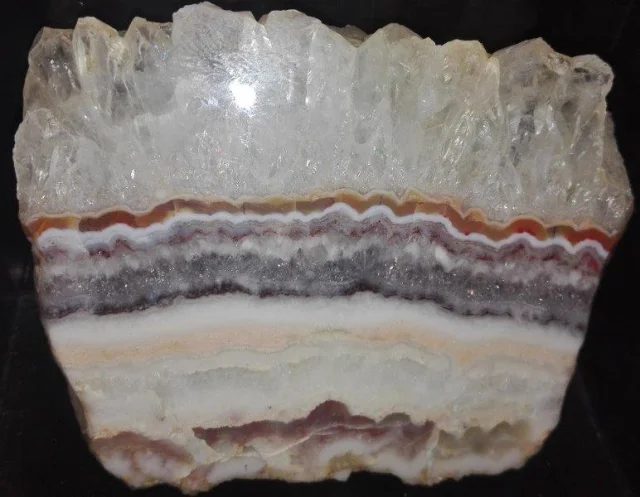 Agate, Quartz (var. amethyst)