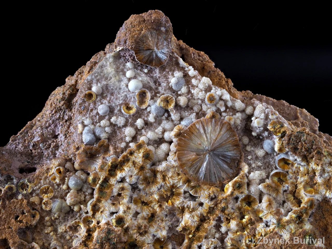 Cacoxenite, Wavellite