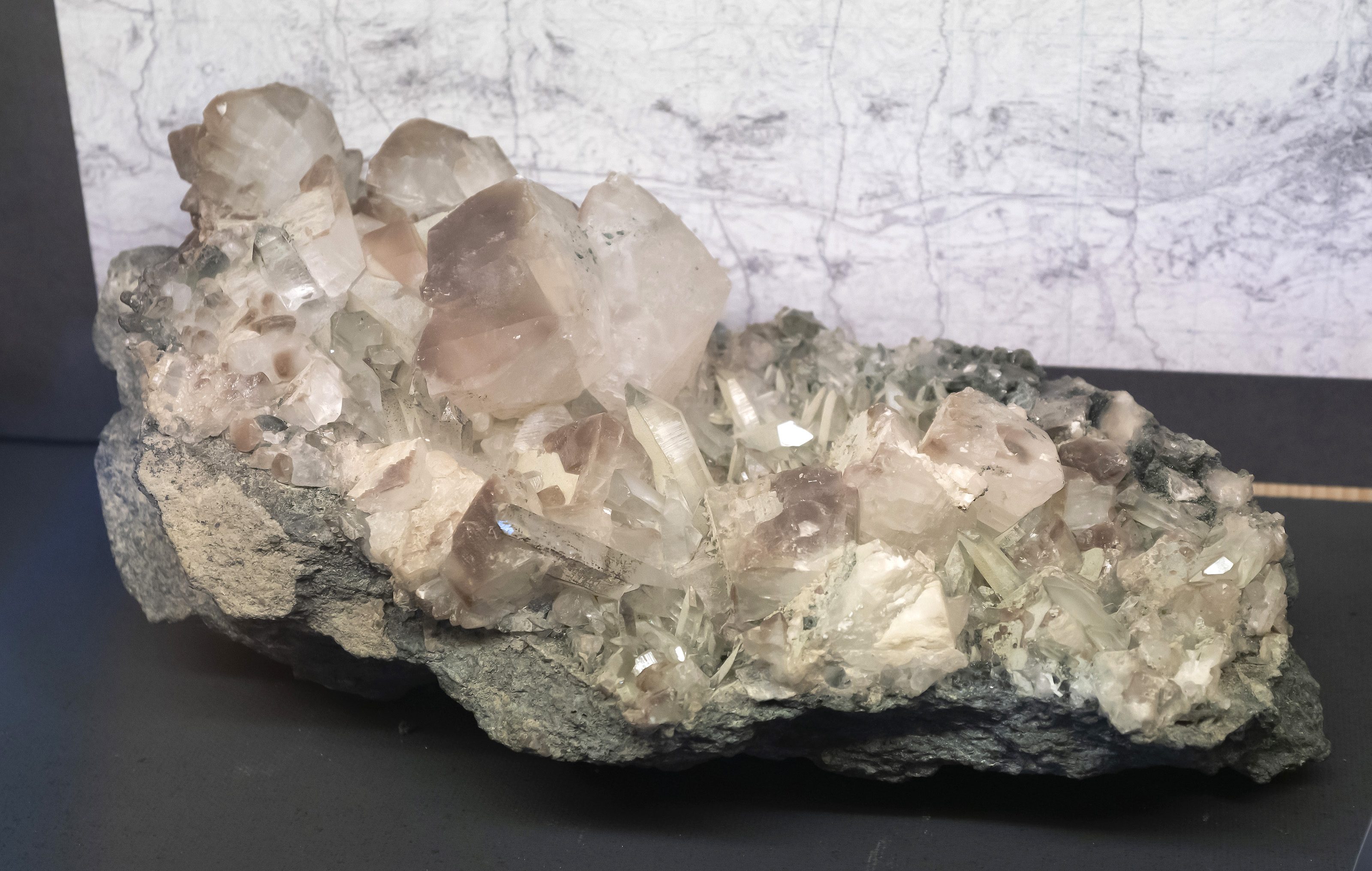 Calcite, Quartz