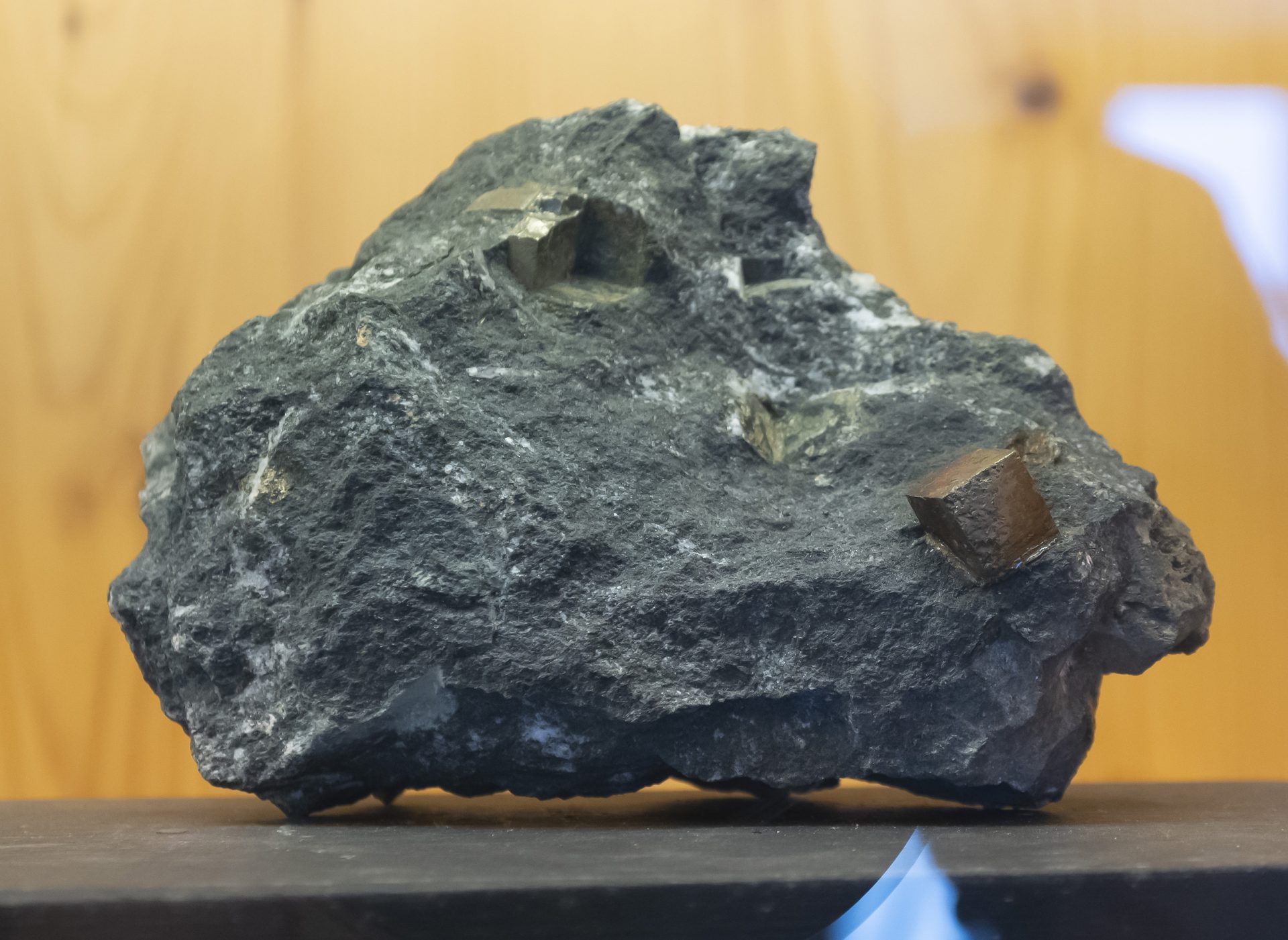 Mineral photo of Pyrite from locality Sifone di Caspoggio, Sondrio Province, Lombardy, Italy