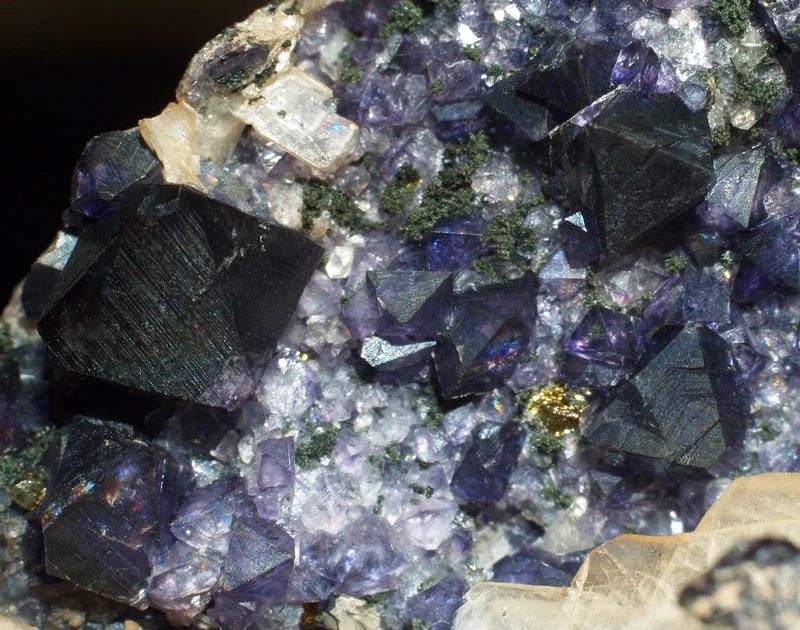 Mineral photo of Fluorite from locality Tess Quarry, Kinvara, Connemara, Ireland