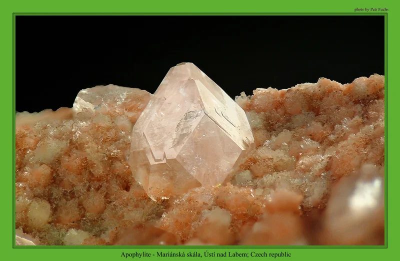 Mineral photo of Apophyllite, Natrolite from locality Mariánská skála, Ustí nad Labem, Czech Republic