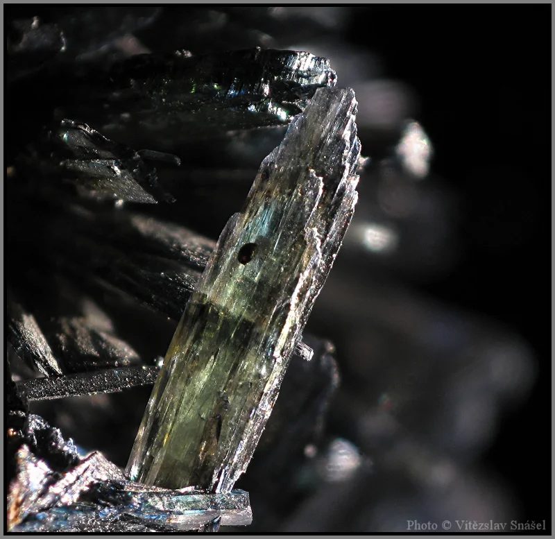 Mineral photo of Vivianite from locality Kerch, Ukraine