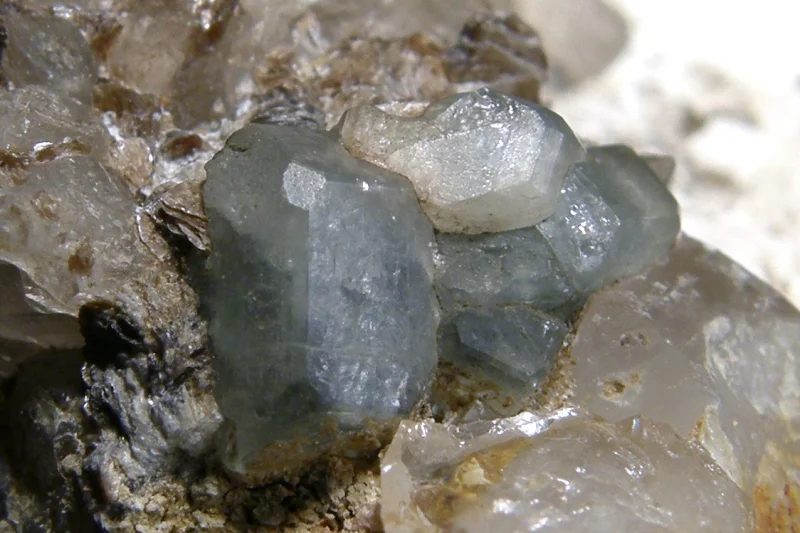 Mineral photo of Apatite from locality Krásno, Czech Republic