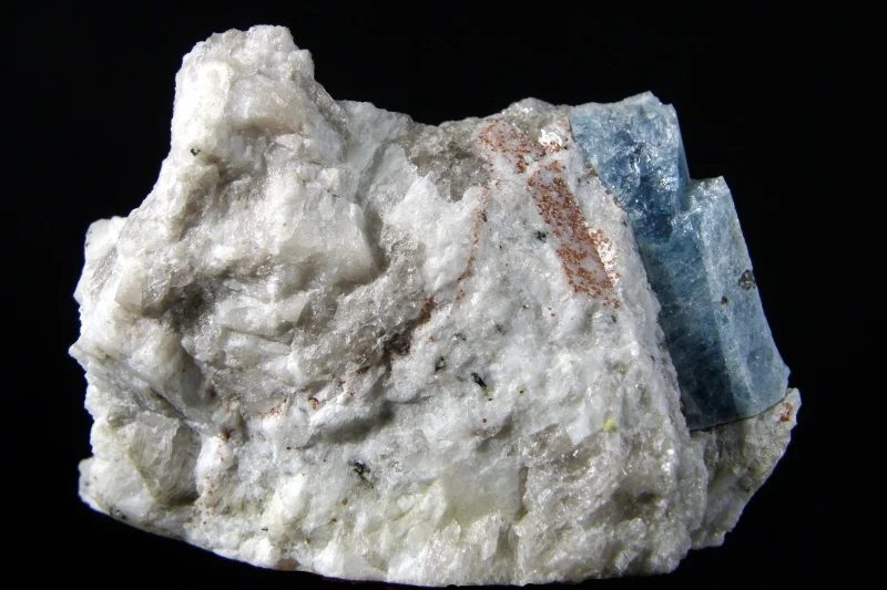 Mineral photo of Beryl, Spessartine from locality Wedretta di Sissone, Italy