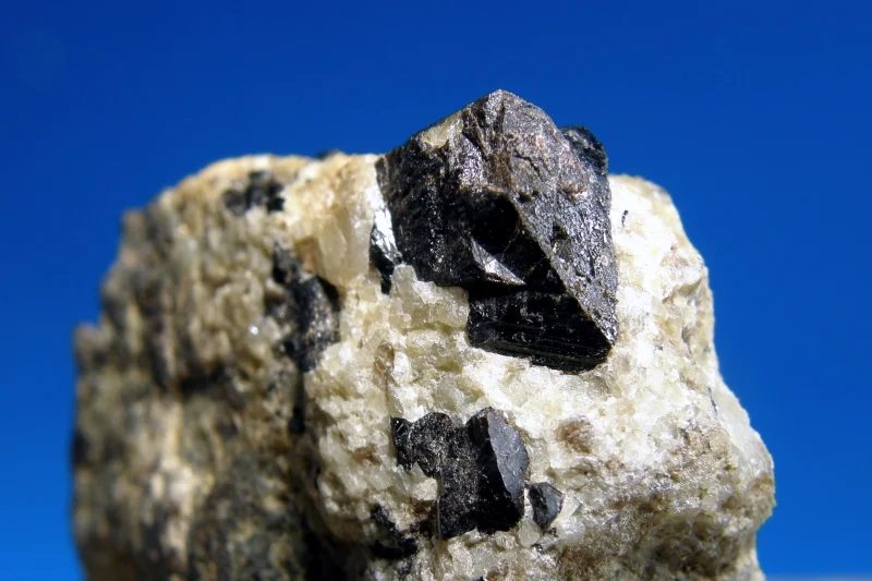 Mineral photo of Cassiterite from locality Krásno, Czech Republic