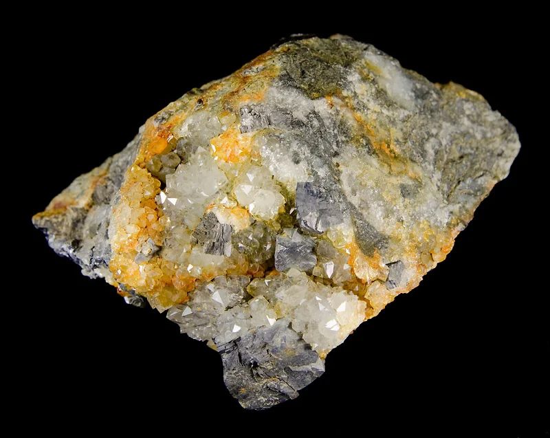 Galena, Quartz