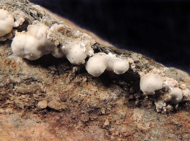 Mineral photo of Hörnesite from locality Boží Dar, Czech Republic