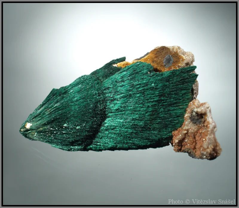Mineral photo of Malachite from locality Kerrouchen, Morocco